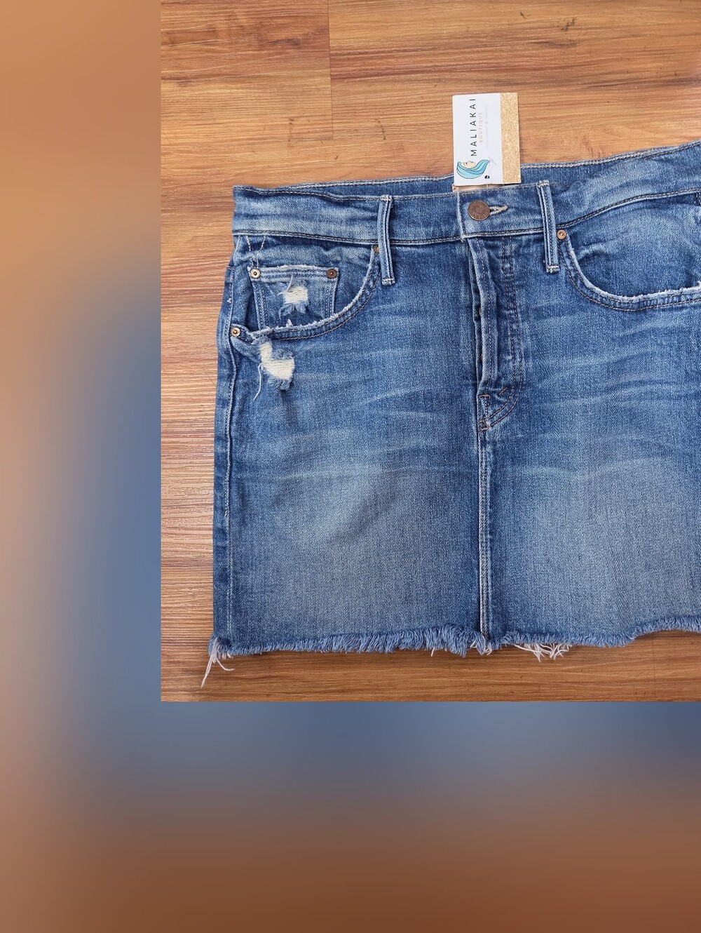 MOTHER denim skirt